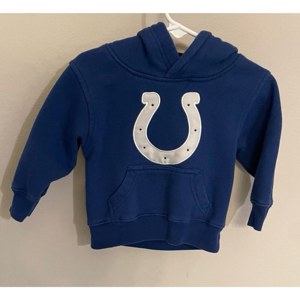 NFL Indianapolis Colts Football Toddler Sweatshirt Hoodie, Size 2T